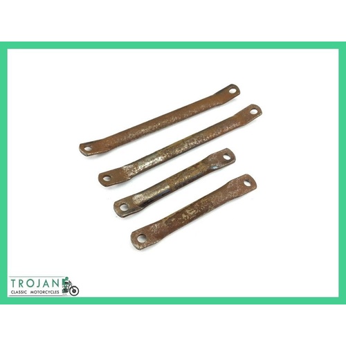 GIRDER FORK HEADLIGHT BRACKET STAYS (SET) TRIUMPH, GENUINE, 97-0212, 97-0213