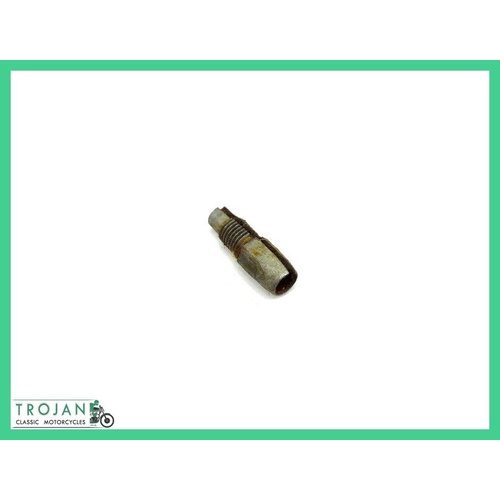 THROTTLE ABUTMENT ADJUSTER THIMBLE, TRIUMPH, GENUINE NOS, 97-0234