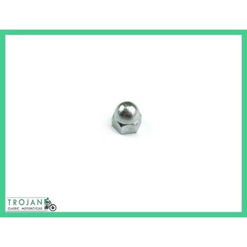 ROCKER OIL FEED DOME NUT, 5/16" x 26TPI, TRIUMPH, GENUINE NOS, 97-0400