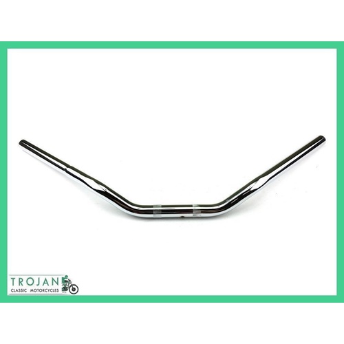 HANDLEBAR, 1", TRIUMPH, PRE-UNIT, UK SPEC. 'SWAGED', GENUINE, 97-0659