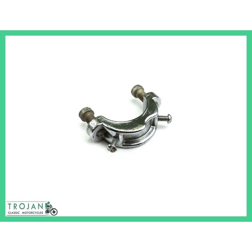 HANDLEBAR LEVER AND SWITCH MOUNTING CLAMP, 1", TRIUMPH, GENUINE NOS, 97-0668