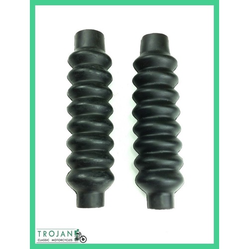 FORK GAITERS, TRIUMPH, PRE-UNIT, TO 1964, 8 RIB (PAIR), 97-0962
