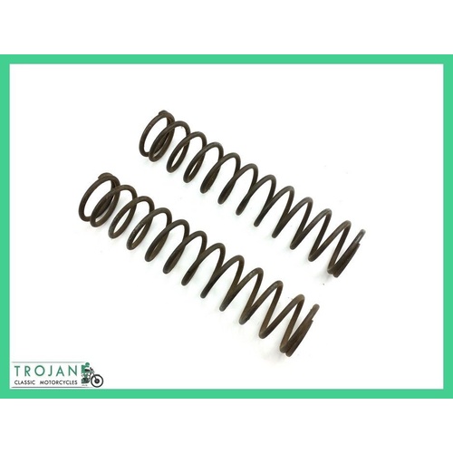 FORK SPRINGS (PAIR) TRIUMPH, UNIT 500, 650, 1964, GENUINE NOS, 97-1660