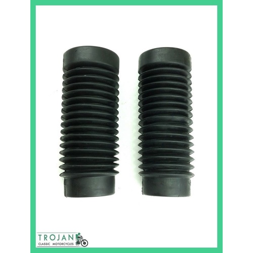 FORK GAITERS, BSA A50, A65, B25, B44, TRIUMPH TR25W, 1968-70, HD (PAIR) 97-2513