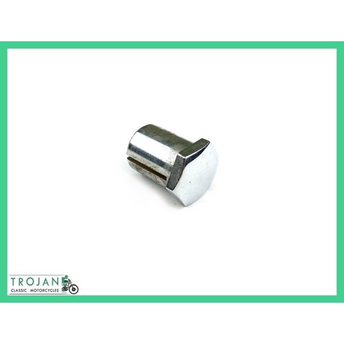 STEERING STEM SLEEVE NUT, TRIUMPH, BSA CONICAL HUB, GENUINE NOS, 97-4029