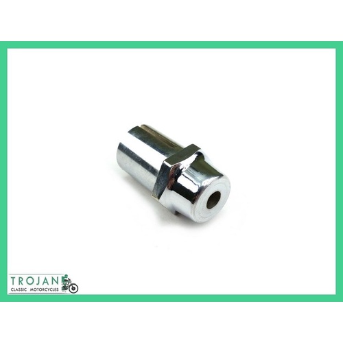 STEERING STEM DAMPER SLEEVE NUT, TRIUMPH, 1971, GENUINE NOS, 97-4092
