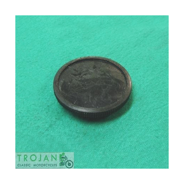 TOP NUT, PLASTIC, FORK STANCHION, TRIUMPH, 1979 ON, GENUINE, 97-7034