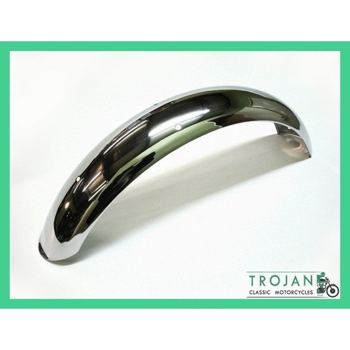 MUDGUARD, FRONT, CHROME, TRIUMPH, TR7, T140, 1976 ON, GENUINE, 97-7039