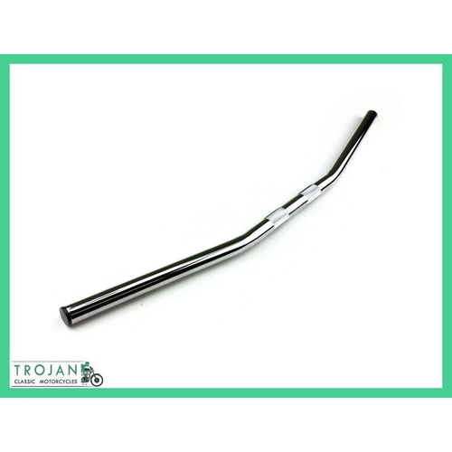 HANDLEBAR, 7/8", DRAG BAR, KNURLED, FLAT, BOBBER, CHOPPER, BAR0022