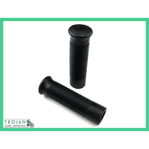 HAND GRIPS, 1" HANDLE BAR, CLASSIC AMAL TYPE (PAIR) TRIUMPH, BSA, NORTON, AJS