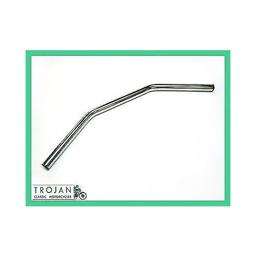 HANDLEBAR, 1", DRAG BAR, STANDARD, CHROME, FLAT BAR, BOBBER, CHOPPER, BAR0135