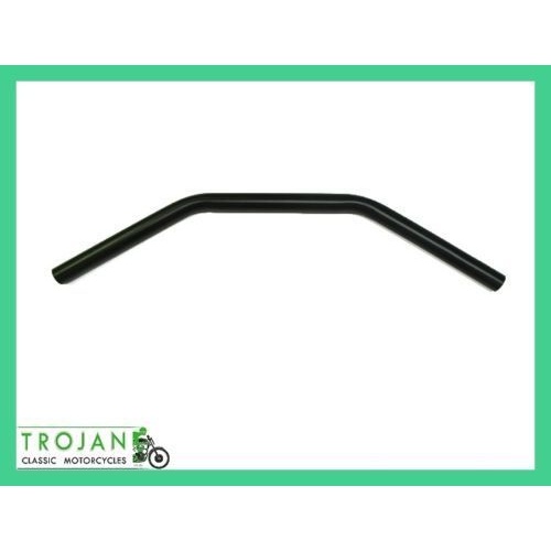 HANDLEBAR, 1", DRAG BAR, STANDARD, BLACK, FLAT BAR, BOBBER, CHOPPER, BAR0136