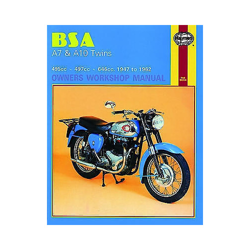 MANUAL, HAYNES, BSA, TWINS, PRE-UNIT, A7/A10, '47-62, BKM0009