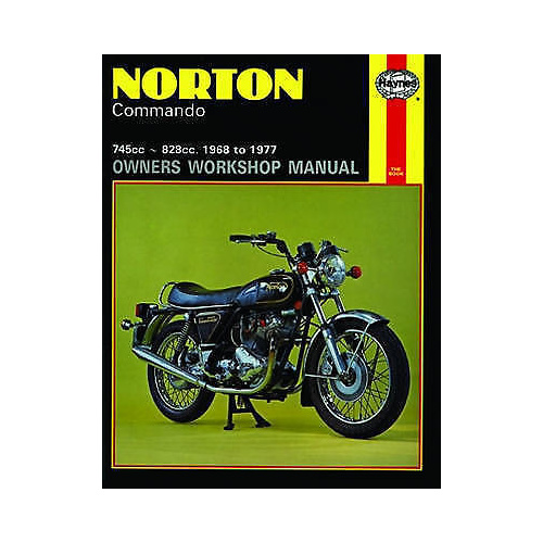 MANUAL, HAYNES, NORTON COMMANDO, 750/850, '68-77, BKM0011