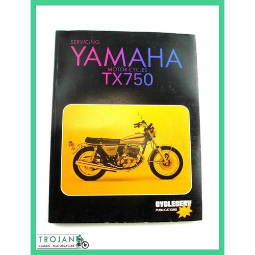 MANUAL, CLYCLESERV, YAMAHA, TX750, 1973, BKM0022
