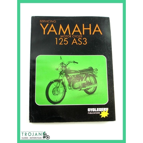 MANUAL, CLYCLESERV, YAMAHA, 125 AS3, 1972, BKM0025