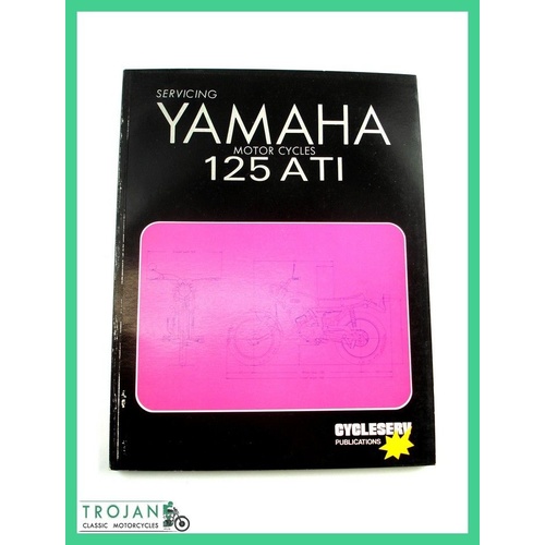 MANUAL, CLYCLESERV, YAMAHA, 125 ATI, 1973, BKM0027