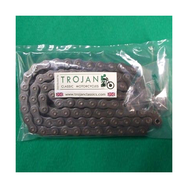 MOTORCYCLE PRIMARY OR REAR CHAIN, 1/2" x 0.305" x 126L, 110046 (428) BS, CHN0003