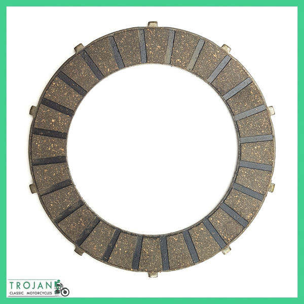 CLUTCH PLATE, FIBRE, FIBER, TRIUMPH, 350, 500, 650, 750, BSA, 57-4763, 57-1362