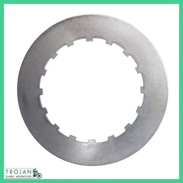 STEEL CLUTCH PLATE, TRIUMPH, 1956 ON, BSA, 57-1363, T1363, 42-3195, 57-0415, T415