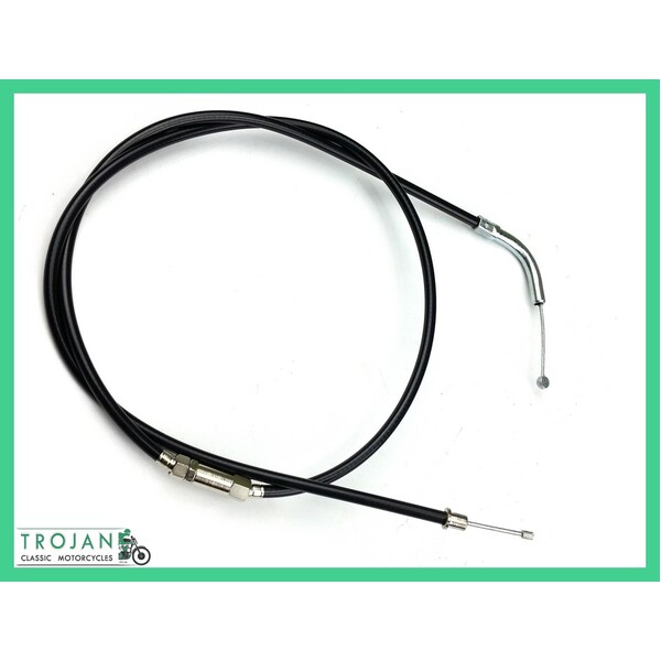 THROTTLE CABLE, TRIUMPH T21, 3TA, 5TA, T100A 1957-63, 60-0383, D383