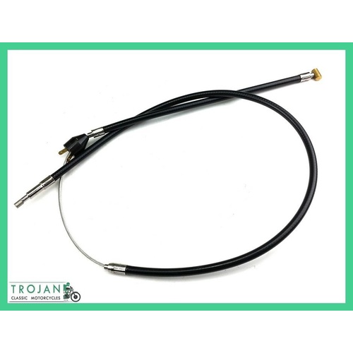 FRONT BRAKE CABLE, TRIUMPH, BSA, 47", 1971-72, W/SWITCH, 60-3075, CRL0063
