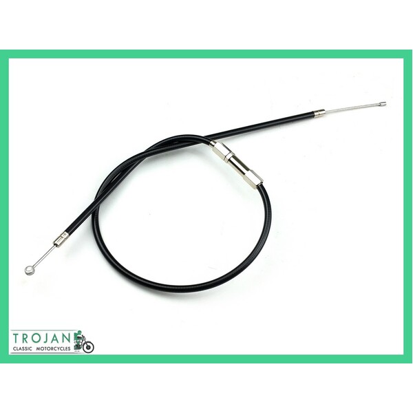 THROTTLE CABLE 23", TRIUMPH, T100 T120 T140 THROTTLE 2 JUNC, UK, 60-0500 60-0683