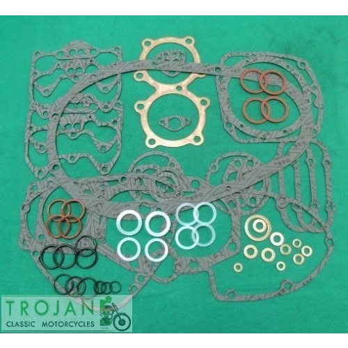 GASKET SET, COMPLETE, TRIUMPH, 6T, TR6, T120, 650, 1963-72, ENG0015
