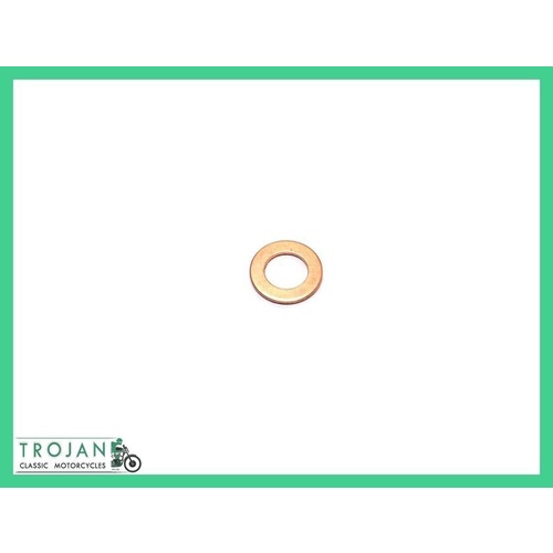 COPPER WASHER, PRIMARY COVER DOME NUT, OIL WAY, MULTI PURPOSE, TRIUMPH, 82-1880