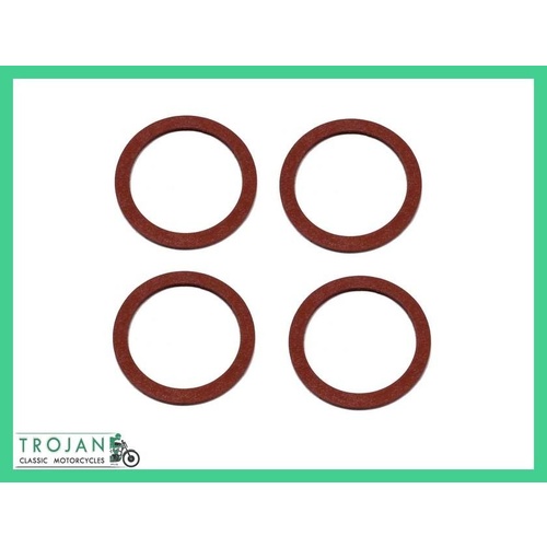 ROCKER INSPECTION CAP GASKET, TRIUMPH, UNIT 350, 500, 650 (SET OF 4) 70-3751