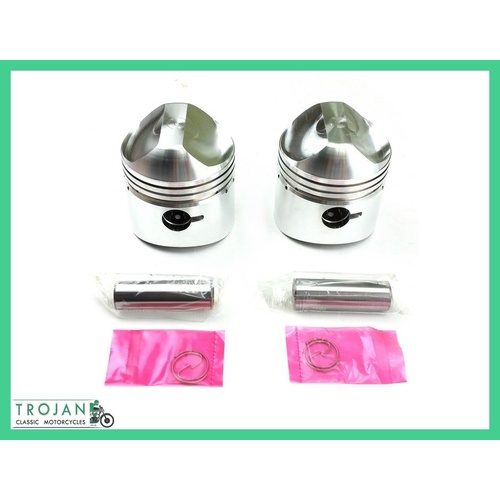 PISTON SET, TRIUMPH, 500, UNIT, 0.060, 68 ON, E6884 /60, 70-6884 /60, ENG0109