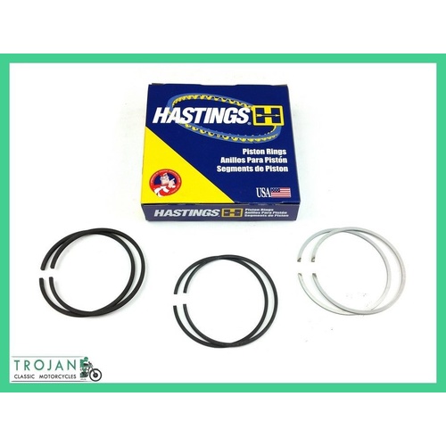 PISTON RING SET, TRIUMPH, 650, 0.040, USA, 70-6864, 70-6865, ENG0131