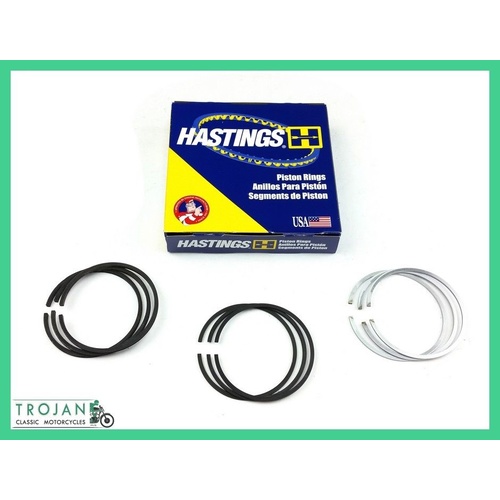 PISTON RING SET, TRIUMPH, BSA, 750, TRIPLES, 0.060, USA, 23020, 99-3780 +60