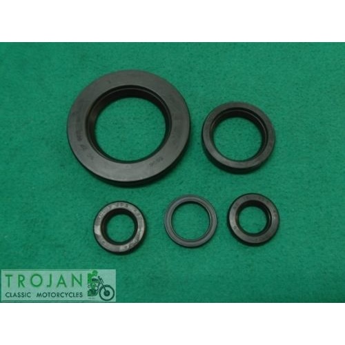 OIL SEAL KIT, ENGINE, GEARBOX, TRIUMPH, UNIT 650, 4 SPEED, 1971-72, ENG0143