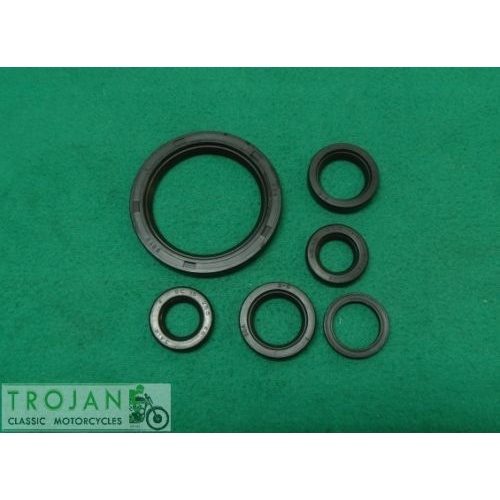 OIL SEAL KIT, ENGINE, GEARBOX, TRIUMPH, UNIT 650, 750, 5 SPEED, 1972-83, ENG0144