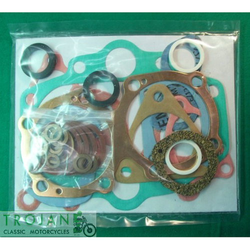 ENGINE GASKET SET, TRIUMPH, PRE UNIT, 5T SPEED TWIN 500, 1939-57, ENG0163