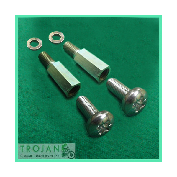 POINTS PLATE PILLAR BOLT SET, SCREW, WASHER, TRIUMPH BSA, 70-7680, 70-6559, 70-7354