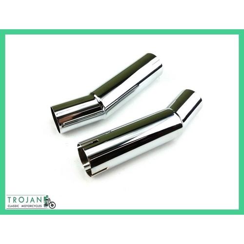 HEADER PIPE EXTENSION MUFFLER ADAPTERS (PAIR), TRIUMPH HINCKLEY, EXH0016