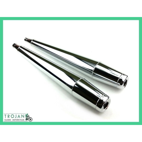 MUFFLERS FOR TRIUMPH, 750, TR7, T140, T150, 750 (PAIR) 71-4159, 71-3723, 71-3999