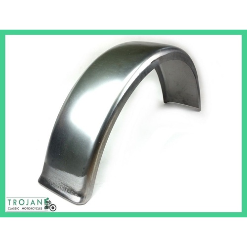 REAR MUDGUARD, FENDER, CUSTOM, 6" WIDE, FLAT, CUSTOM BOBBED, RAW STEEL, FDR0003