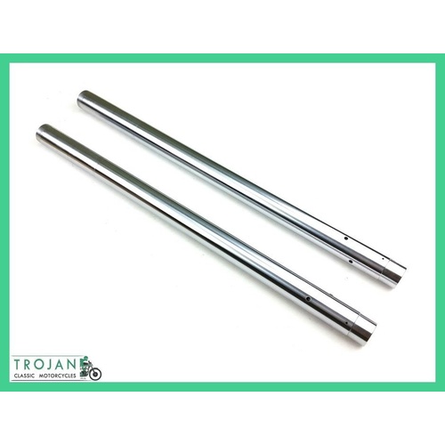 FORK TUBES, STANCHIONS, TRIUMPH, PRE-SHUTTLE VALVE, 1964-67 (PAIR) 97-1889, H1889, 97-1649, H1649