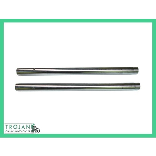 FORK TUBES, STANCHIONS, TRIUMPH, 3TA, 5TA, 6T, T110, 1960-63 (PAIR) 97-1123