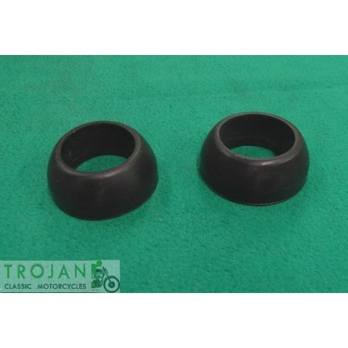 FORK BUFFER RUBBER, DISC, TRIUMPH, 1973 ON, GENUINE (PAIR) 97-4461