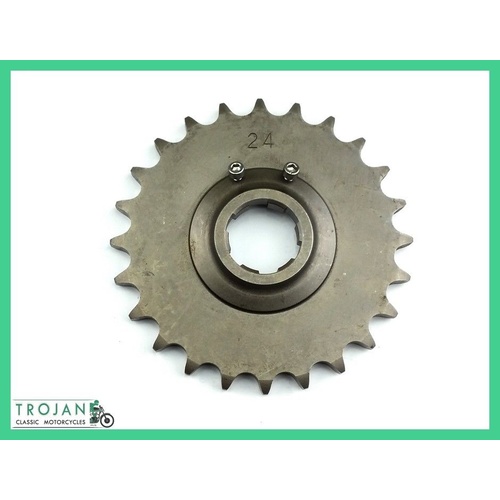 SPROCKET, GEARBOX, NORTON, 24T, COMMANDO, LATE AMC TWIN, 06-3421