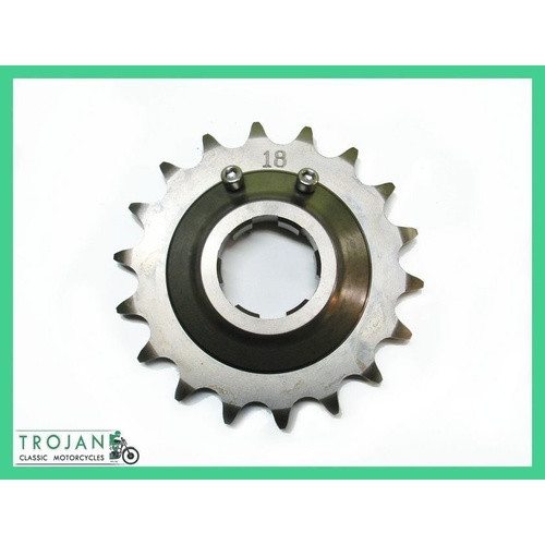 SPROCKET, GEARBOX, NORTON, 18T, COMMANDO, LATE AMC TWINS, 04-0458