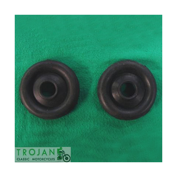 HEADLAMP LIGHT RUBBER WIRING GROMMET, LUCAS TYPE (PAIR) 99-9980, 06-8042, 862217