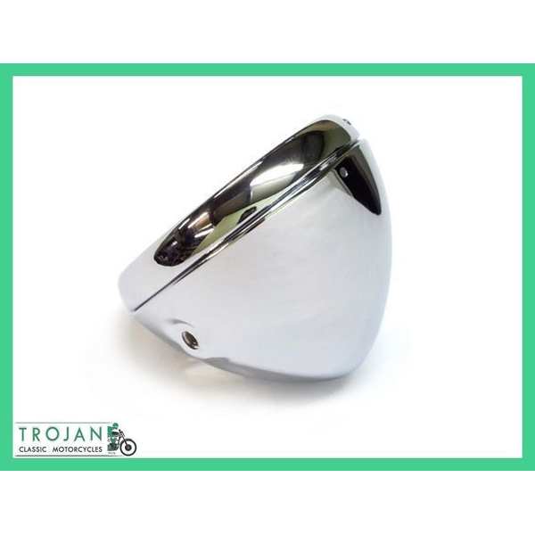 HEADLAMP RIM SHELL, 7", LUCAS TYPE, PLAIN, 3 WIRE HOLES, 5411506, 99-9968, 06-6142