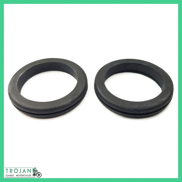 IGNITION COIL MOUNTING RUBBER GROMMETS, TRIUMPH, BSA (PAIR) 82-9561, F9561