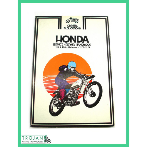 MANUAL, CLYMER, HONDA, ELSINORES, 125 - 250, 1973-74, M317
