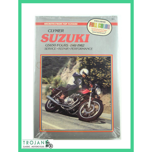MANUAL, CLYMER, SUZUKI, GS650 FOURS, 1981-82, M364